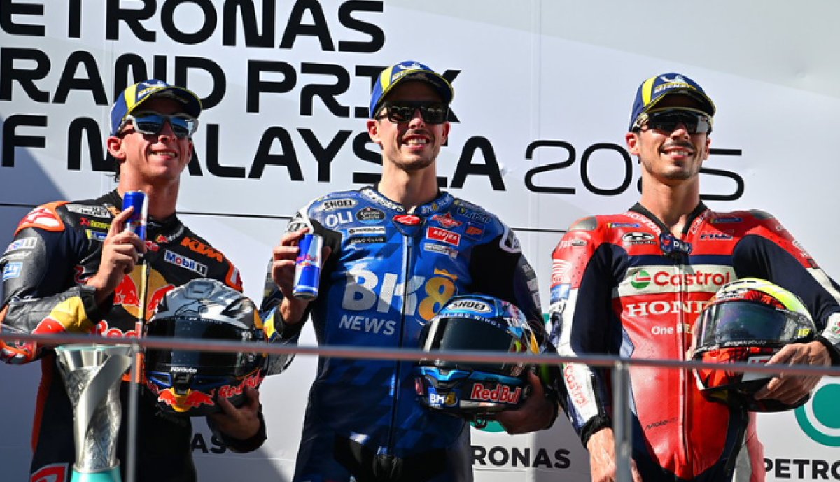 El 28º triplete español en MotoGP, estos son los datos de pilotos, circuitos, años y ganadores