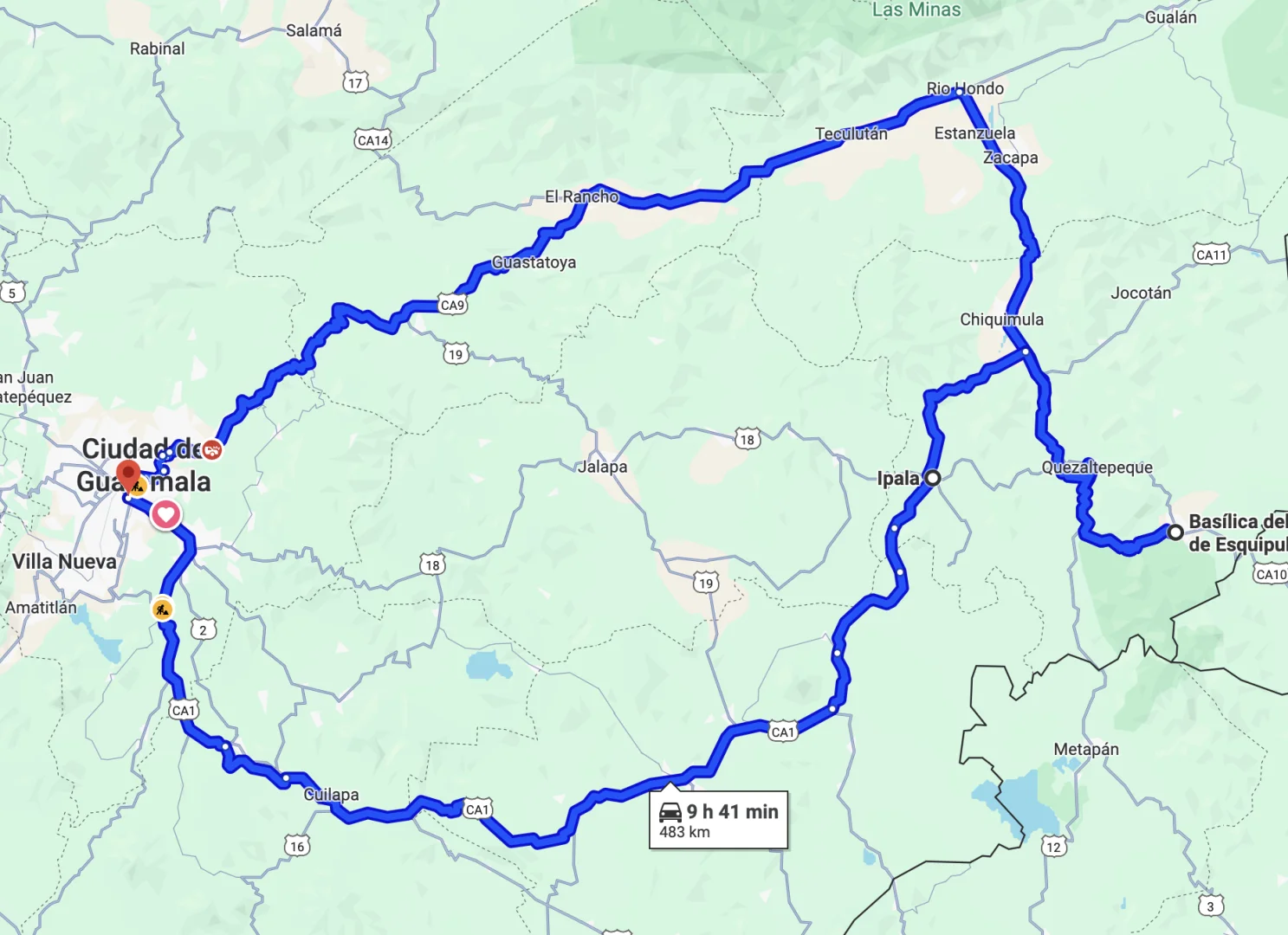 Visita al Cristo Negro en Esquipulas