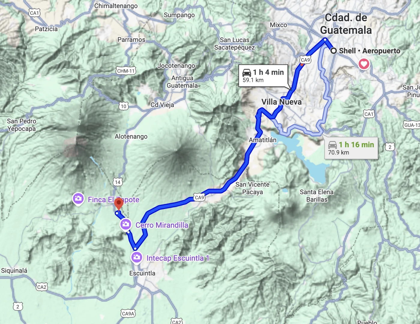 Autódromo Los Volcanes (Pedro Cofiño) Guatemala
